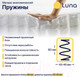 Миниатюра изображения товара Детский матрас Luna Baby Spring 70x160