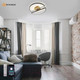 Миниатюра изображения товара Потолочный светильник Estares Woody Loft 75W 3R-APP-500x135-BLACK/WOOD-220-IP20