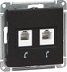 Миниатюра изображения товара Розетка Systeme (Schneider) Electric W59 RSI-251TT-6-86