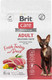 Миниатюра изображения товара Сухой корм для кошек Brit Care Cat Adult Delicious Taste с индейкой и уткой / 5066070 (400г)