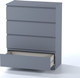 Миниатюра изображения товара Комод Mio Tesoro Варма 4 (серый)