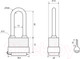 Миниатюра изображения товара Замок навесной Palladium 905WP-30L