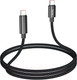 Миниатюра изображения товара Кабель Hoco U125 Type-C to Type-C (1.2м, черный)