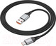 Миниатюра изображения товара Кабель Hoco U128 2в1 USB/Type-C to Type-C (черный)