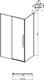 Миниатюра изображения товара Душевая стенка Grossman Galaxy 80x195 / 200.K33.01.80.10.00 (хром/стекло прозрачное)