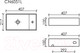 Миниатюра изображения товара Умывальник Ceramica Nova Element L CN6051L