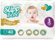 Миниатюра изображения товара Подгузники детские Slipp Bebe №3 4-9 кг (40шт)