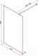 Миниатюра изображения товара Душевая стенка AM.PM Func 120x200 / W84WI-120-F1-BTE (черный/прозрачное стекло)