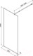 Миниатюра изображения товара Душевая стенка AM.PM Func 90x200 / W84WI-90-F1-BTE (черный/прозрачное стекло)