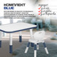 Миниатюра изображения товара Комплект мебели с детским столом NINO Standart BS-8832P (синий)