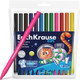 Миниатюра изображения товара Фломастеры Erich Krause Kids Space Animals Super Tip Ultra Washable / 61825 (12цв)