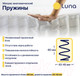 Миниатюра изображения товара Детский матрас Luna Baby Spring 80x160