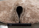 Миниатюра изображения товара Коврик Radjab Carpet Паффи Шагги Овал P001A / 6358RK (0.8x1.5, Vizon)