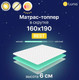 Миниатюра изображения товара Наматрасник ортопедический Luna Rest 160x190