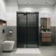 Миниатюра изображения товара Душевая стенка Grossman Classic 90x195 / 200.K33.04.90.21.10 (черный матовый/стекло тонированное)