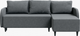 Миниатюра изображения товара Диван угловой Mio Tesoro Velke SB3CHL (Malmo 90 Grey)