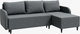 Миниатюра изображения товара Диван угловой Mio Tesoro Velke SB3CHL (Malmo 90 Grey)
