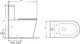 Миниатюра изображения товара Унитаз напольный Saniteco KW-T005B-R