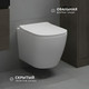 Миниатюра изображения товара Унитаз подвесной Saniteco KW-9003W Rimles (безободковый)