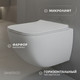 Миниатюра изображения товара Унитаз подвесной Saniteco KW-99048