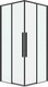 Миниатюра изображения товара Душевая дверь Grossman Galaxy 120x195 / 1/2.K33.01.12.42.00 (графит сатин/стекло прозрачное)