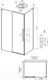 Миниатюра изображения товара Душевой уголок Grossman Galaxy 110x70x195 / 120.K33.01.1170.42.00 (графит сатин/стекло прозрачное)
