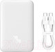 Миниатюра изображения товара Портативное зарядное устройство Baseus Magnetic Mini Air 10000mAh / P10059001223-00/PPCXM10A (белый)