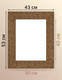 Миниатюра изображения товара Рамка Декарт 30x40 8Л2571 (золото)