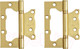 Миниатюра изображения товара Комплект петель дверных VELA 2ВВ-MSG (матовое золото)