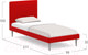 Миниатюра изображения товара Односпальная кровать Moon Family 1256 / MF008863