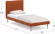 Миниатюра изображения товара Односпальная кровать Moon Family 1256 / MF008798