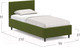 Миниатюра изображения товара Односпальная кровать Moon Family 1259 / MF009127