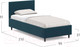 Миниатюра изображения товара Односпальная кровать Moon Family 1259 / MF009118