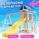 Миниатюра изображения товара Игровой комплекс National Tree Company С качелями лодочка и 3 в 1 IgroWoods / ДНП-5  (не окрашен)