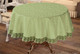 Миниатюра изображения товара Скатерть DO&CO c гипюром 160 / 8526 (зеленый)