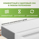 Миниатюра изображения товара Матрас Mio Tesoro Sonno Felice 49 110x200 (премиум Soft Elegant)