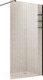 Миниатюра изображения товара Душевая стенка Adema Риббер 120 Walk-In (черный)