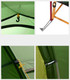 Миниатюра изображения товара Палатка Naturehike Opalus NH17L001-L 20D / 6976023924781 (зеленый)
