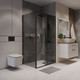 Миниатюра изображения товара Душевой уголок Niagara 120x80x195 NG-85-12TB-TB80-34 (черный матовый/тонированное стекло)