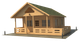 Миниатюра изображения товара Дачный дом ДомБелКом ДС-4 6.0x6.0