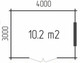 Миниатюра изображения товара Дачный дом ДомБелКом ДС-18 4.0x3.0