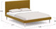Миниатюра изображения товара Полуторная кровать Moon Family 1256 / MF008834