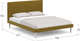 Миниатюра изображения товара Полуторная кровать Moon Family 1256 / MF008835