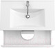 Миниатюра изображения товара Тумба с умывальником ЗОВ Лира 70 / L70MW0MWGVA-OL70 (белый глянцевый)
