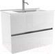 Миниатюра изображения товара Тумба с умывальником ЗОВ Лира 70 / L70MW0MWGVA-OL70 (белый глянцевый)