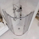 Миниатюра изображения товара Душевой уголок Grossman Cosmo 80x80x195 / 301.K33.02.8080.10.02 (хром/шиншилла стекло)