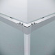 Миниатюра изображения товара Душевой уголок Grossman Galaxy 80x80x195 / 300.K33.01.8080.10.02 (хром/шиншилла стекло)