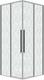 Миниатюра изображения товара Душевой уголок Grossman Galaxy 80x80x195 / 300.K33.01.8080.10.02 (хром/шиншилла стекло)
