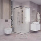 Миниатюра изображения товара Душевой уголок Grossman Cosmo 80x80x195 / 300.K33.02.8080.10.02 (хром/шиншилла стекло)