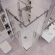 Миниатюра изображения товара Душевой уголок Grossman Cosmo 80x80x195 / 300.K33.02.8080.10.02 (хром/шиншилла стекло)
